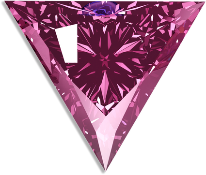 3D Inverted Triangle Gem