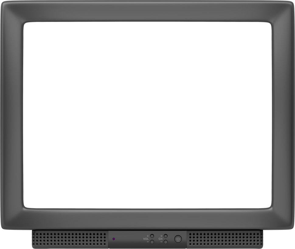 Television Screen Illustration